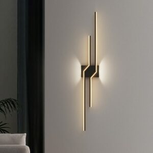 Art Long Gold Black White New Modern LED Wall Lights