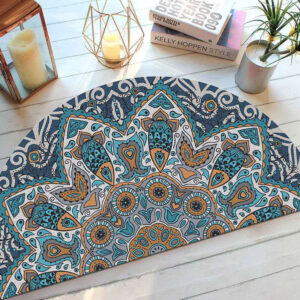 Boho Style Entrance Doormat Anti Slip Floor Mat
