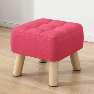 Living Room Chairs Vanity Stool Wooden Pink