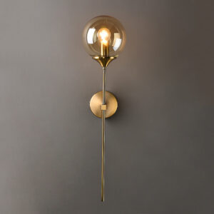 Modern Glass Wall Lamp Creative Golden Sconces Lighting