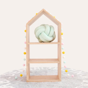 Nordic Solid Wood Kid's Bookcase Shelf