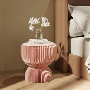 Nordic Folding Stool Mobile Coffee Tables Pink