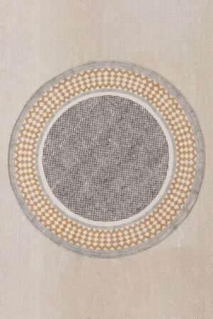Round Rug 4X4 Feet Size, Cotton Rug, Office Rug, Floor Rug, Kitchen Rug