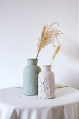 Kombinera Collection Textured Vase Scandinavian Boho Style