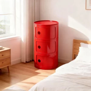 Round Storage Multi-cabinet Color Multi-layer Small Cabinet Snack Cabinet Bedroom Room Locker Bedside Table Living Room Cabinets