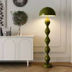 Nordic retro mushroom floor lamp creative LED lamp living room bedroom bedside table hotel room decoration color desk lamp