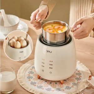 400W Smart Egg Cooker Multi-function Electric Cooker Dormitory Quick Breakfast Machine Appointment Electric Steamer Auto Shutdow